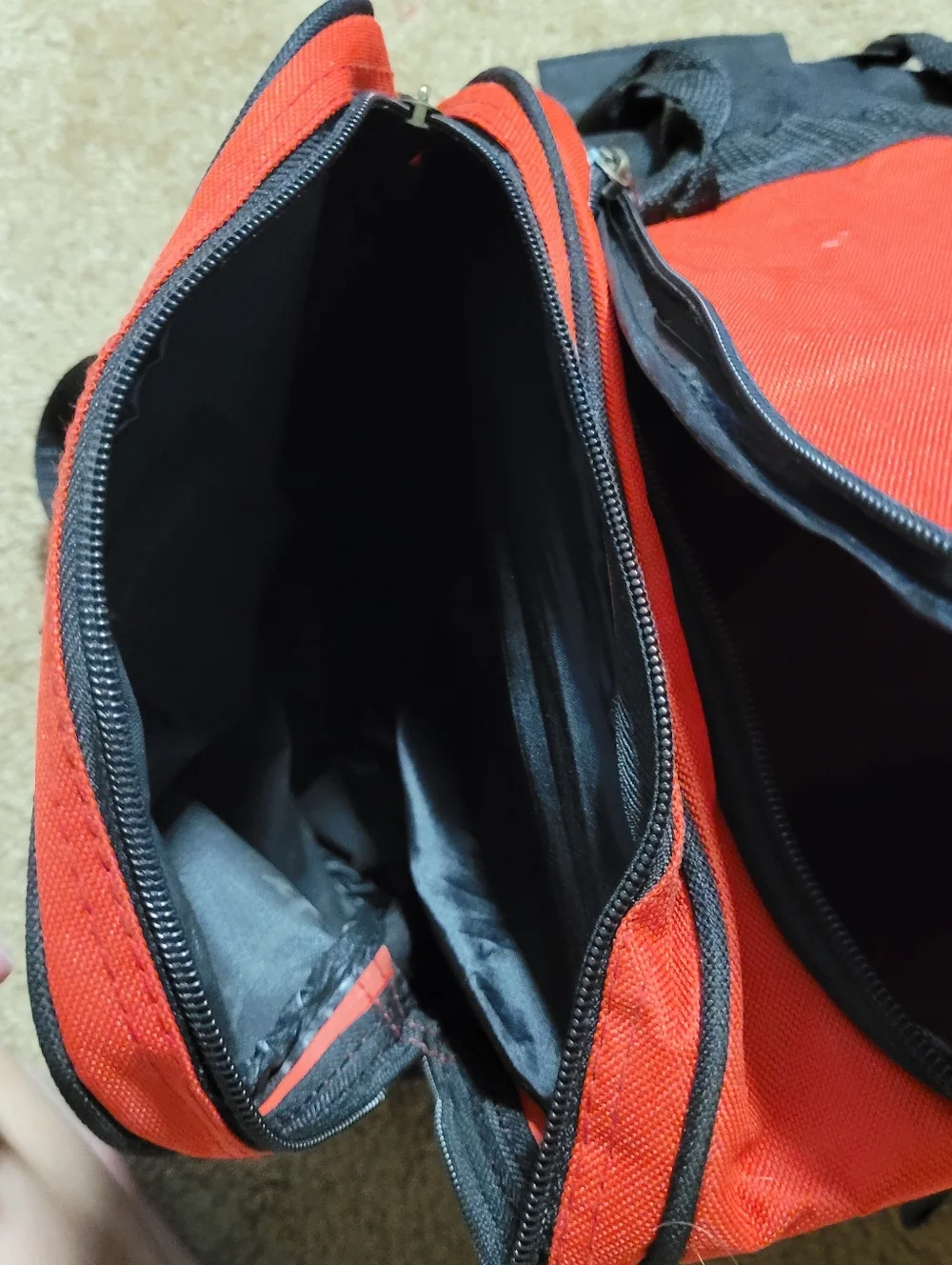 NCA Leadership Black and Red Carry Bag